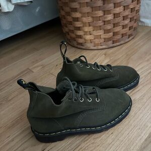 Dr. Martens Olive Lace-Up Boots
